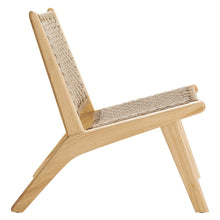 Load image into Gallery viewer, Saoirse Woven Rope Wood Accent Lounge Chair by Modway
