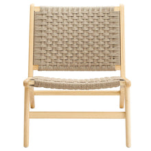 Load image into Gallery viewer, Saoirse Woven Rope Wood Accent Lounge Chair by Modway
