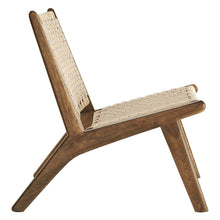 Load image into Gallery viewer, Saoirse Woven Rope Wood Accent Lounge Chair by Modway
