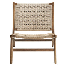 Load image into Gallery viewer, Saoirse Woven Rope Wood Accent Lounge Chair by Modway
