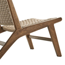 Load image into Gallery viewer, Saoirse Woven Rope Wood Accent Lounge Chair by Modway
