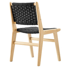 Load image into Gallery viewer, Saoirse Woven Rope Wood Dining Side Chair Set of 2 by Modway

