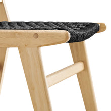 Load image into Gallery viewer, Saoirse Woven Rope Wood Dining Side Chair Set of 2 by Modway
