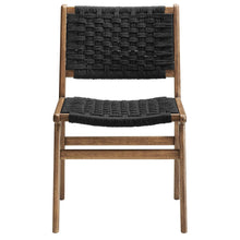 Load image into Gallery viewer, Saoirse Woven Rope Wood Dining Side Chair Set of 2 by Modway
