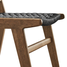 Load image into Gallery viewer, Saoirse Woven Rope Wood Dining Side Chair Set of 2 by Modway
