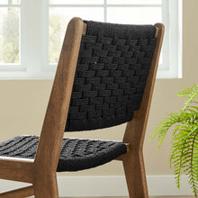 Load image into Gallery viewer, Saoirse Woven Rope Wood Dining Side Chair Set of 2 by Modway
