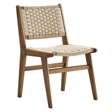 Load image into Gallery viewer, Saoirse Woven Rope Wood Dining Side Chair Set of 2 by Modway
