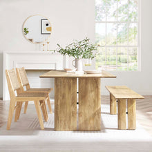 Load image into Gallery viewer, Amistad 72&quot; Wood Dining Table and Bench Set
