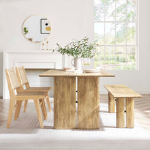 Load image into Gallery viewer, Amistad 72&quot; Wood Dining Table and Bench Set by Modway
