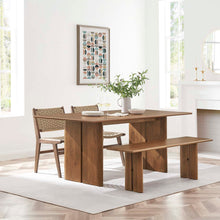 Load image into Gallery viewer, Amistad 72&quot; Wood Dining Table and Bench Set by Modway
