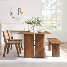 Load image into Gallery viewer, Amistad 72&quot; Wood Dining Table and Bench Set
