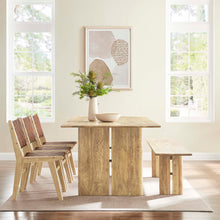 Load image into Gallery viewer, Amistad 86&quot; Wood Dining Table and Bench Set
