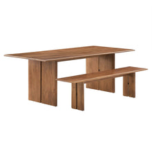 Load image into Gallery viewer, Amistad 86&quot; Wood Dining Table and Bench Set
