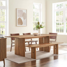 Load image into Gallery viewer, Amistad 86&quot; Wood Dining Table and Bench Set
