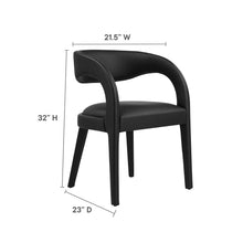 Load image into Gallery viewer, Pinnacle Vegan Leather Dining Chair Set of 2 by Modway
