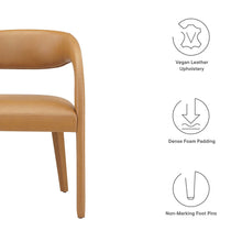 Load image into Gallery viewer, Pinnacle Vegan Leather Dining Chair Set of 2 by Modway
