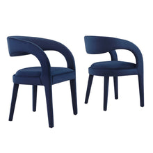 Load image into Gallery viewer, Pinnacle Performance Velvet Dining Chair Set of 2 by Modway
