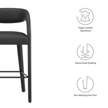 Load image into Gallery viewer, Pinnacle Vegan Leather Bar Stool Set of 2 by Modway
