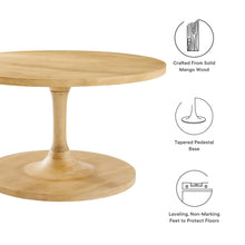 Load image into Gallery viewer, Lina Round Wood Coffee Table by Modway
