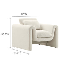 Load image into Gallery viewer, Waverly Boucle Upholstered Armchair by Modway
