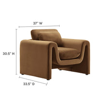 Load image into Gallery viewer, Waverly Performance Velvet Armchair by Modway
