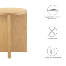 Load image into Gallery viewer, Silas Round Wood Side Table by Modway
