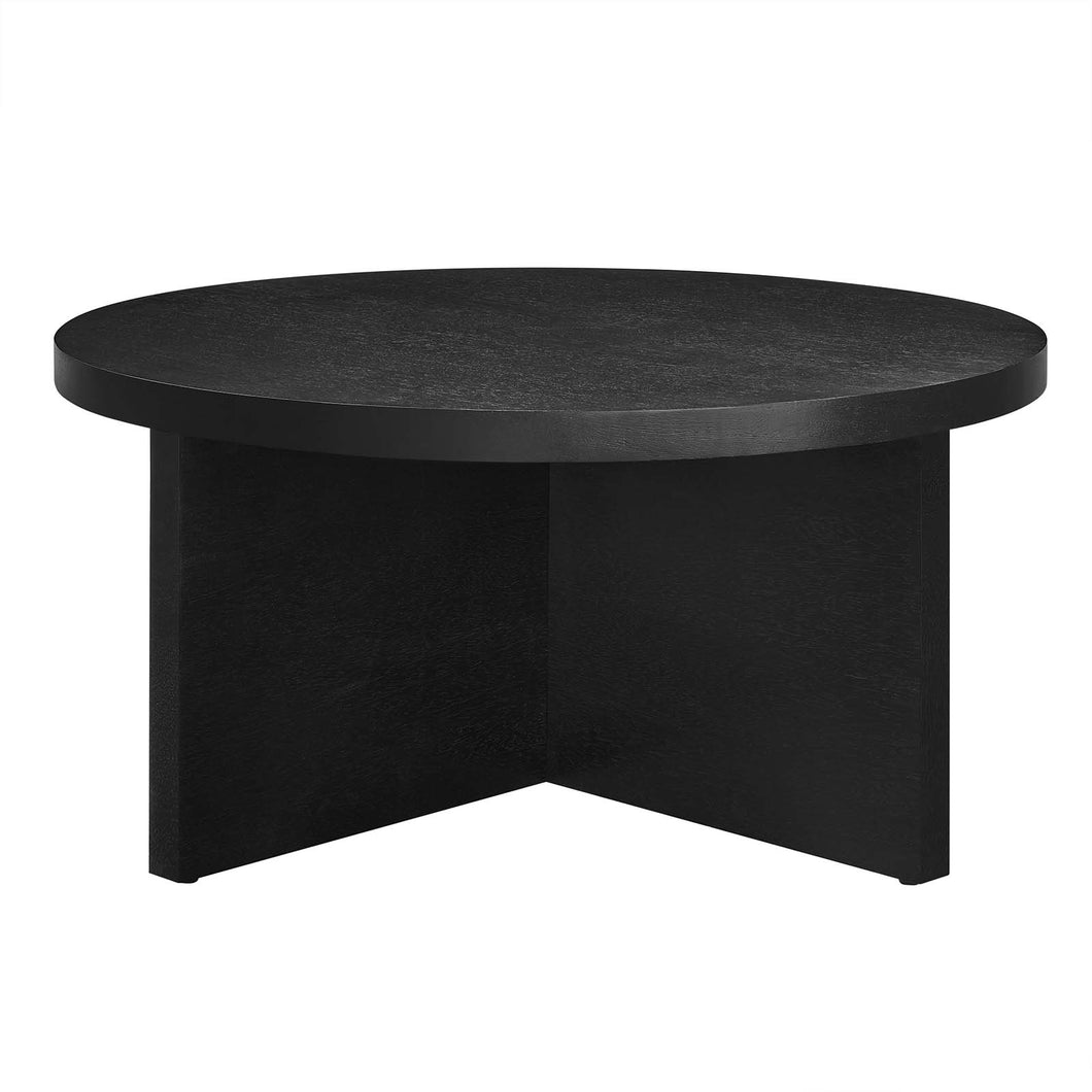 Silas Round Wood Coffee Table by Modway