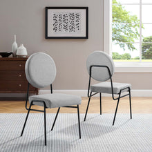 Load image into Gallery viewer, Craft Upholstered Fabric Dining Side Chairs Set of 2 by Modway

