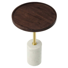 Load image into Gallery viewer, Amina Round Acacia Wood Side Table by Modway
