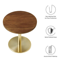 Load image into Gallery viewer, Viva Round Acacia Wood Side Table by Modway
