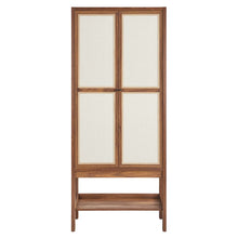 Load image into Gallery viewer, Capri Tall Wood Grain Standing Storage Cabinet
