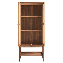 Load image into Gallery viewer, Capri Tall Wood Grain Standing Storage Cabinet
