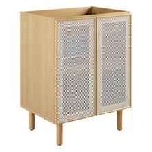 Load image into Gallery viewer, Calla 24&quot; Perforated Metal Bathroom Vanity Cabinet (Sink Basin Not Included) by Modway
