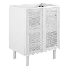 Load image into Gallery viewer, Calla 24&quot; Perforated Metal Bathroom Vanity Cabinet (Sink Basin Not Included) by Modway
