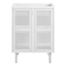 Load image into Gallery viewer, Calla 24&quot; Perforated Metal Bathroom Vanity Cabinet (Sink Basin Not Included) by Modway
