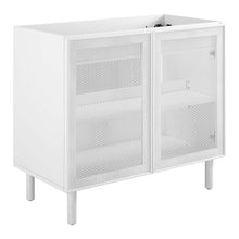 Load image into Gallery viewer, Calla 36&quot; Perforated Metal Bathroom Vanity Cabinet (Sink Basin Not Included) by Modway
