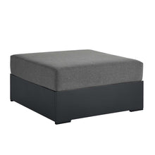 Load image into Gallery viewer, Tahoe Outdoor Patio Powder-Coated Aluminum Ottoman
