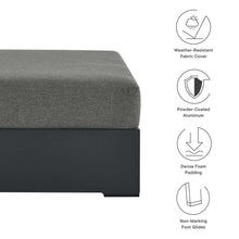 Load image into Gallery viewer, Tahoe Outdoor Patio Powder-Coated Aluminum Ottoman
