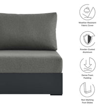 Load image into Gallery viewer, Tahoe Outdoor Patio Powder-Coated Aluminum Modular Armless Chair by Modway
