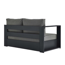 Load image into Gallery viewer, Tahoe Outdoor Patio Powder-Coated Aluminum Modular Left-Facing Loveseat
