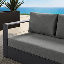 Load image into Gallery viewer, Tahoe Outdoor Patio Powder-Coated Aluminum Modular Left-Facing Loveseat
