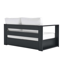 Load image into Gallery viewer, Tahoe Outdoor Patio Powder-Coated Aluminum Modular Left-Facing Loveseat by Modway
