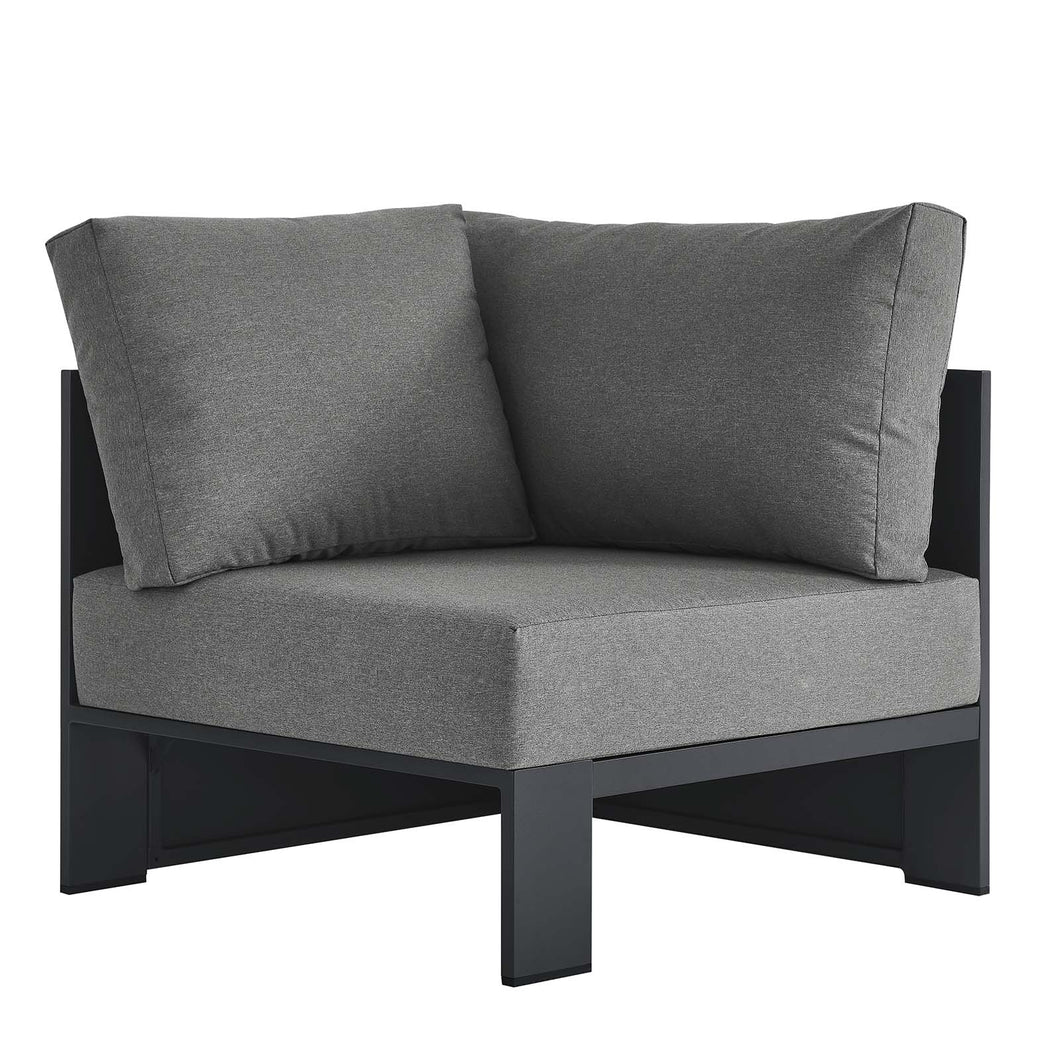 Tahoe Outdoor Patio Powder-Coated Aluminum Modular Corner Chair by Modway