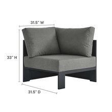 Load image into Gallery viewer, Tahoe Outdoor Patio Powder-Coated Aluminum Modular Corner Chair
