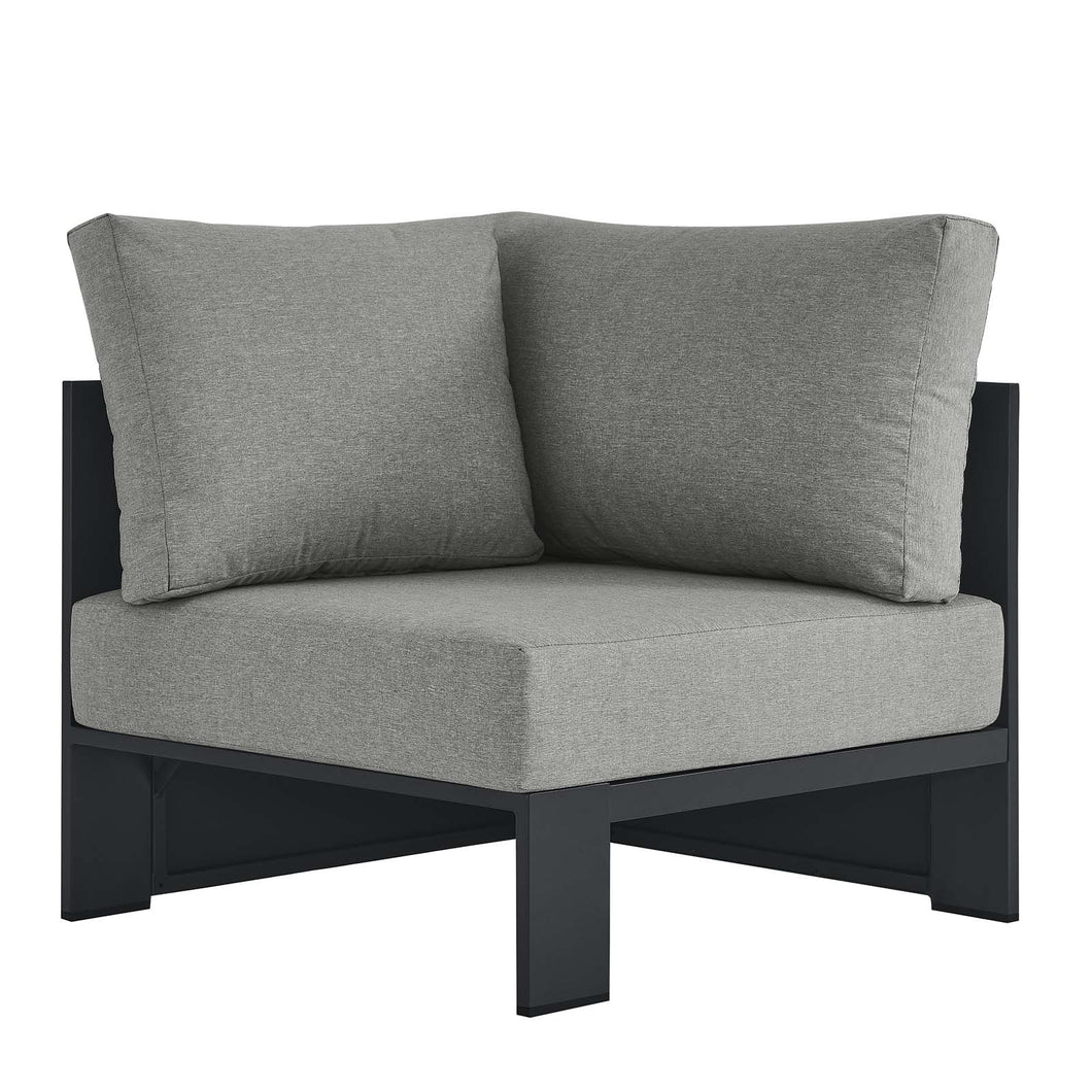 Tahoe Outdoor Patio Powder-Coated Aluminum Modular Corner Chair by Modway