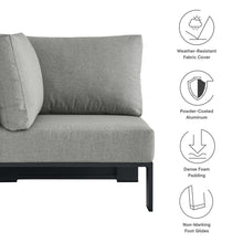 Load image into Gallery viewer, Tahoe Outdoor Patio Powder-Coated Aluminum Modular Corner Chair by Modway
