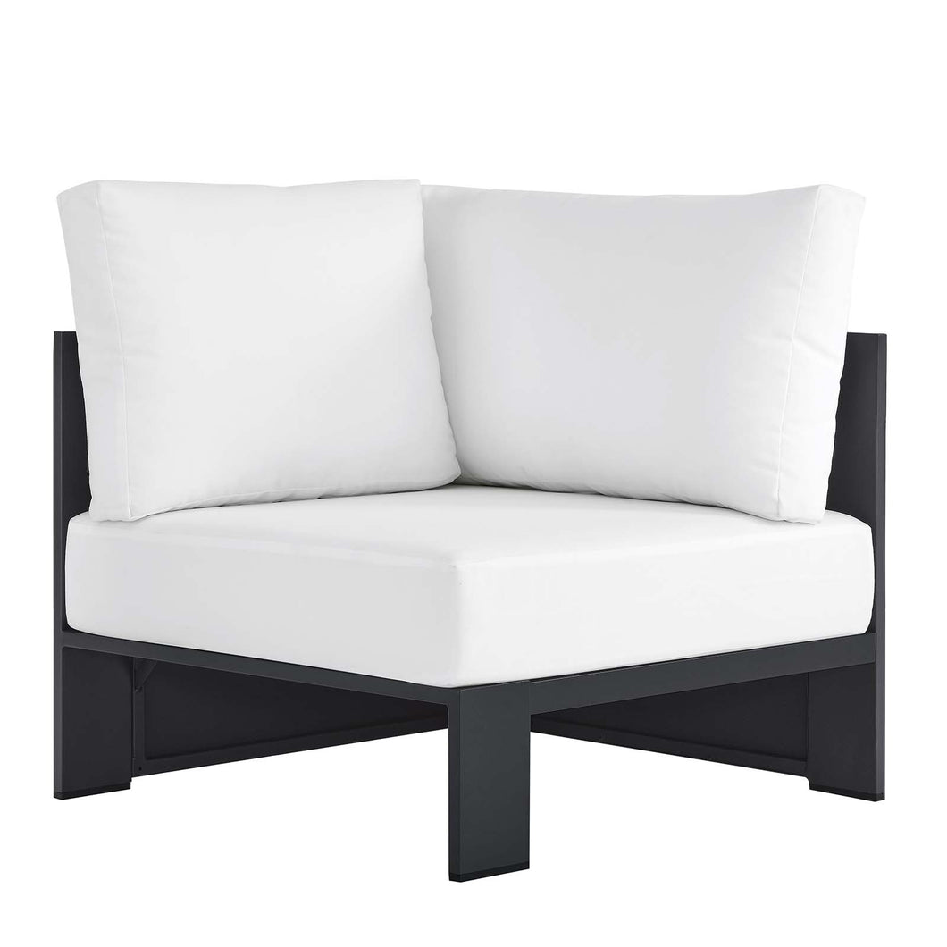 Tahoe Outdoor Patio Powder-Coated Aluminum Modular Corner Chair by Modway