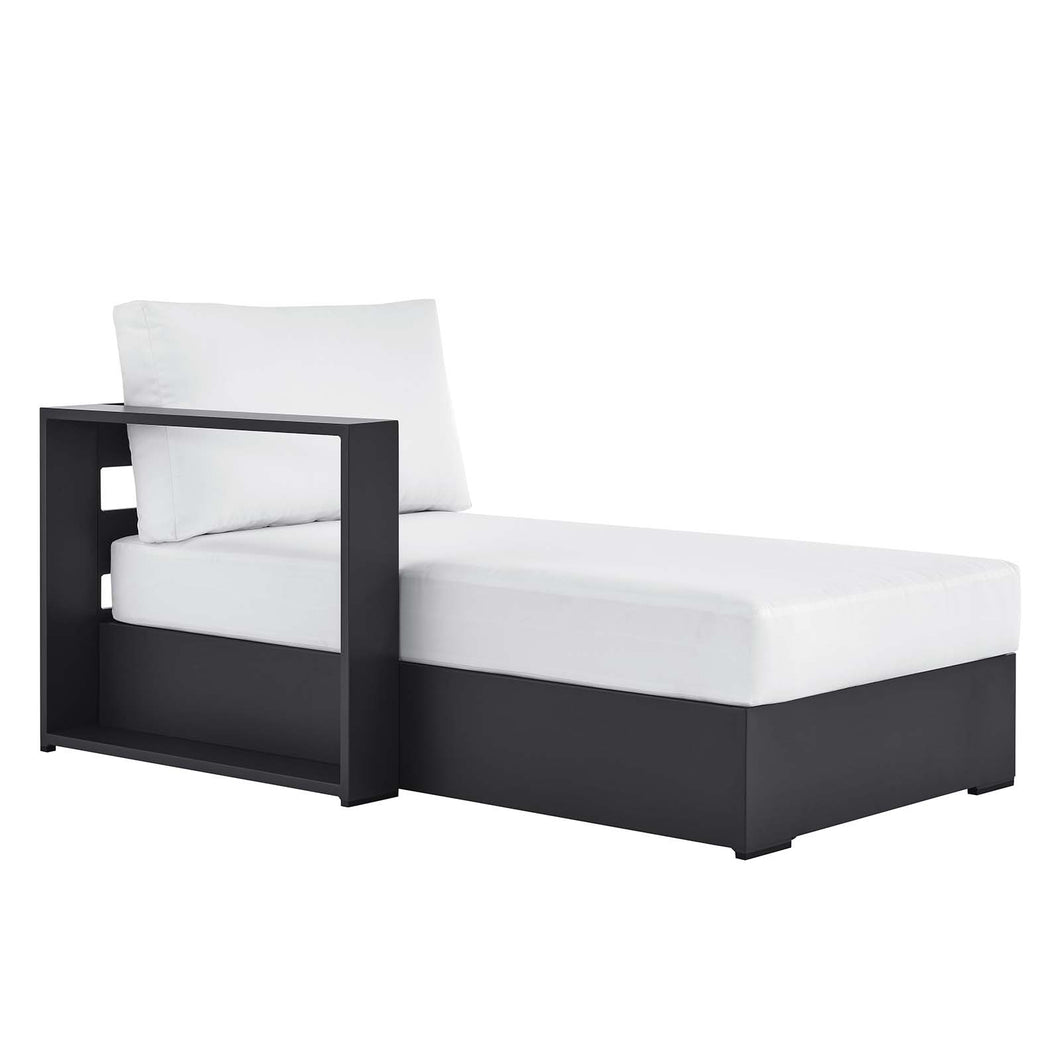 Tahoe Outdoor Patio Powder-Coated Aluminum Modular Left-Facing Chaise Lounge by Modway