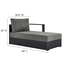 Load image into Gallery viewer, Tahoe Outdoor Patio Powder-Coated Aluminum Modular Right-Facing Chaise Lounge
