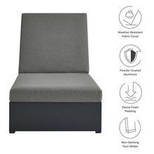 Load image into Gallery viewer, Tahoe Outdoor Patio Powder-Coated Aluminum Chaise Lounge Chair by Modway

